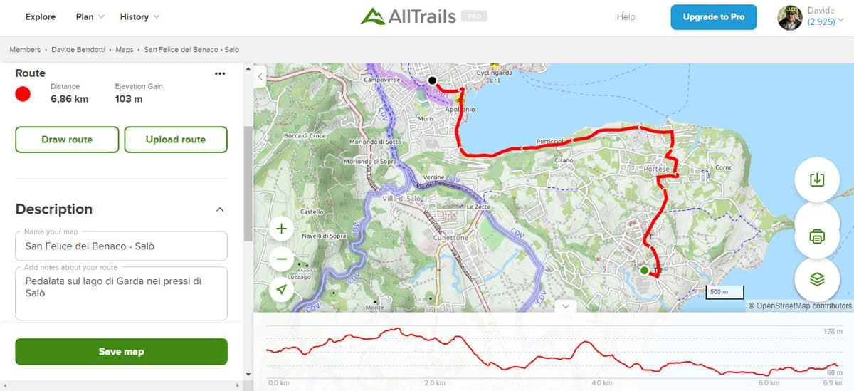 Guida a Alltrails come creare percorsi GPX con l'app online Life in Travel
